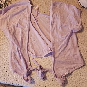 Lululemon wrap top -lavender size 6